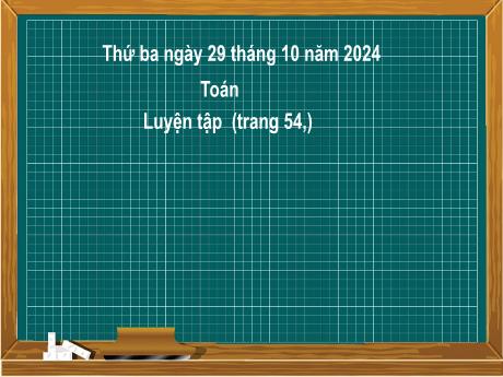 Bài giảng môn Toán Khối 2 (Kết nối tri thức) - Chủ đề 2: Phép cộng, phép trừ trong phạm vi 20 - Bài 14: Luyện tập chung - Năm học 2024-2025