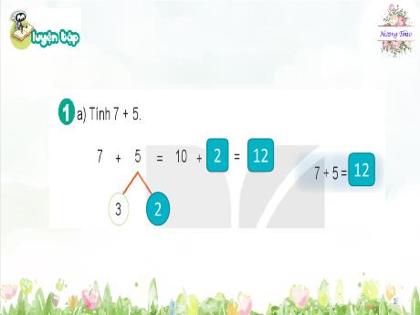 Bài giảng môn Toán Lớp 2 (Kết nối tri thức) - Chủ đề 2: Phép cộng, phép trừ trong phạm vi 20 - Bài 7: Phép cộng (qua 10) trong phạm vi 20 (Luyện tập trang 29) - Năm học 2024-2025