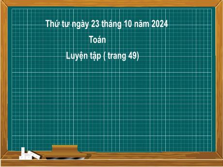Bài giảng môn Toán Lớp 2 (Kết nối tri thức) - Chủ đề 2: Phép cộng, phép trừ trong phạm vi 20 - Bài 12: Bảng trừ qua 10 (Luyện tập) - Năm học 2024-2025