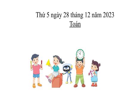 Bài giảng môn Toán Lớp 2 (Kết nối tri thức) - Chủ đề 7: Ôn tập học kì I - Bài 33: Ôn tập phép cộng, phép trừ trong phạm vi 20, 100 (Tiếp theo) - Năm học 2024-2025