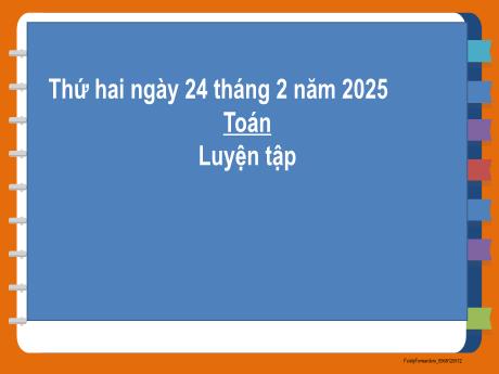 Bài giảng môn Toán Lớp 2 (Kết nối tri thức) - Chủ đề 9: Làm quen với hình khối - Bài 46: Khối cầu, khối trụ (Luyện tập) - Năm học 2024-2025