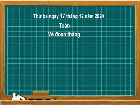 Bài giảng môn Toán Lớp (Kết nối tri thức) - Chủ đề 5: Làm quen với hình phẳng - Bài 27: Vẽ đoạn thẳng - Năm học 2024-2025