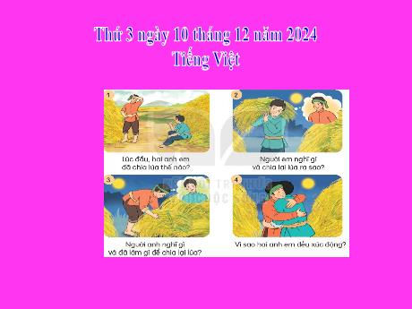 Bài giảng Tiếng Việt 2 (Kết nối tri thức) - Chủ điểm 4: Mái ấm gia đình - Bài 25: Nói và nghe Kể chuyện Hai anh em