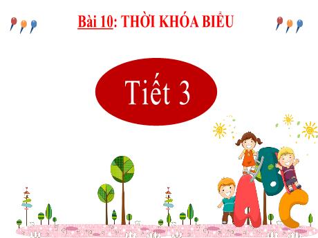Bài giảng Tiếng Việt Lớp 2 (Kết nối tri thức) - Chủ đề 2: Đi học vui sao - Bài 10: Nghe viết Thời khóa biểu - Năm học 2024-2025