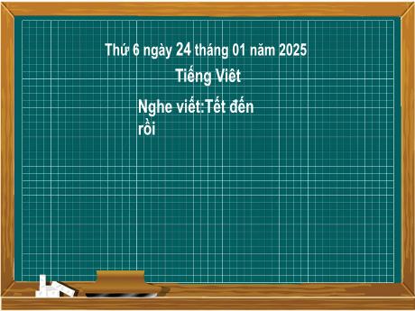 Bài giảng Tiếng Việt Lớp 2 (Kết nối tri thức) - Chủ đề 5: Vẻ đẹp quanh em - Bài 4: Nghe viết Tết đến rồi - Năm học 2024-2025