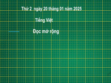 Bài giảng Tiếng Việt Lớp 2 (Kết nối tri thức) - Chủ điểm 5: Vẻ đẹp quanh em - Bài 2: Đọc mở rộng - Năm học 2024-2025
