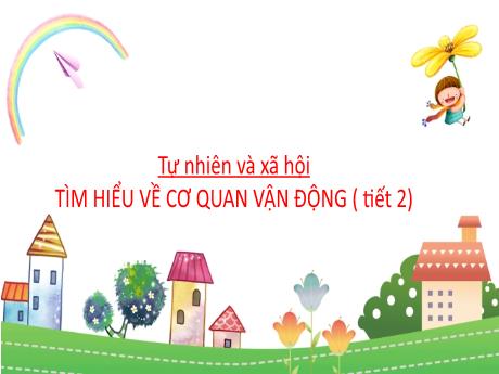 Bài giảng Tự nhiên và Xã hội Lớp 2 (Kết nối tri thức) - Chủ đề 5: Con người và sức khỏe - Bài 21: Tìm hiểu về cơ quan vận động (Tiết 2)